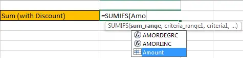 How to Sum by Formula If Cells Are Not Blank in Criteria5