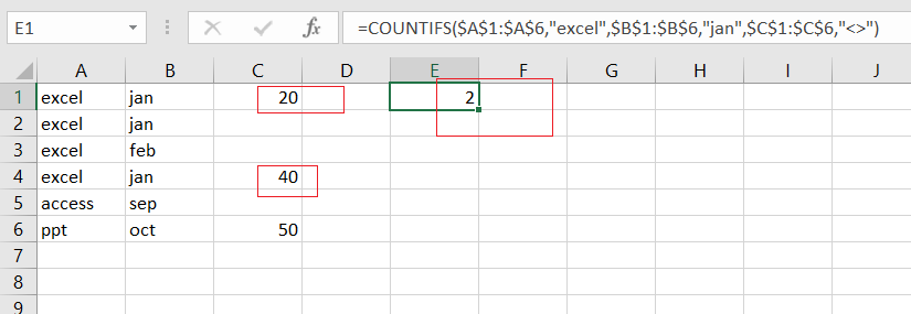 count non blank cells1