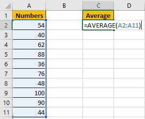 How to Calculate Average Ignore Non-Numeric Values and Errors 2