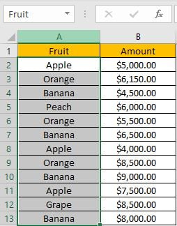 How to Sum if Equal to Many Items 3