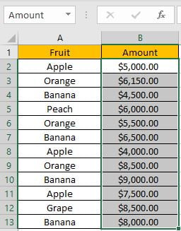 How to Sum if Equal to Many Items 4