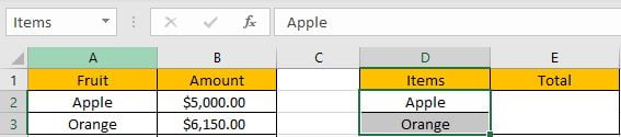 How to Sum if Equal to Many Items 5