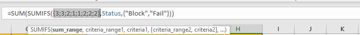 How to Sum if Equal to X or Y 6