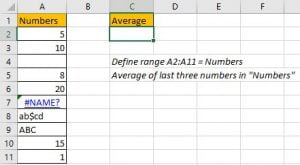 Average the Last N Numeric Values 7