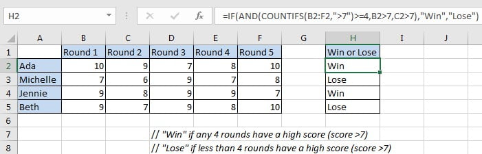 Statistic Pass 4 Out of 5 Rounds 1