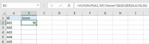 VLOOKUP - Retrieve Data from Another Worksheet 3