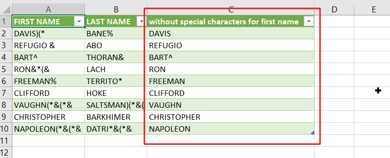 remove special character2