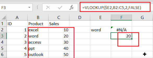 vlookup from another sheet not working3