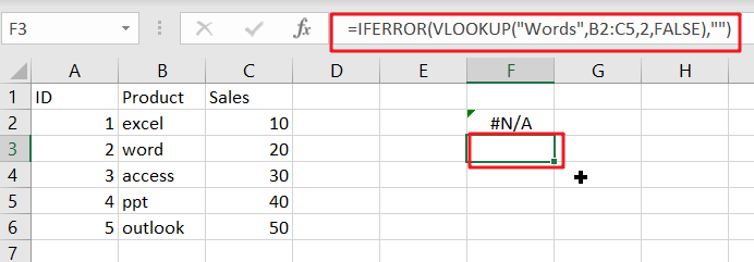 vlookup from anther sheet not working1