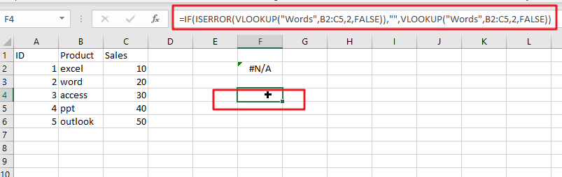 vlookup from anther sheet not working1