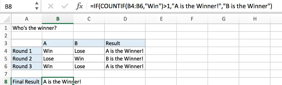 If cell equals certain text_1