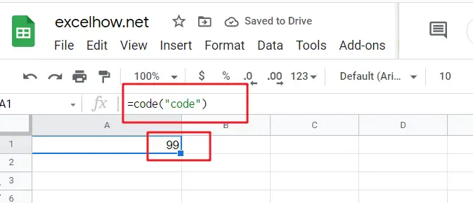 google sheets code function