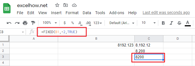 google sheets fixed function1