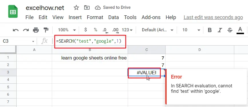 google sheets search function 