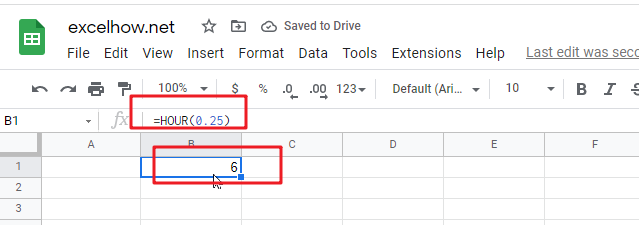 google sheets hour function1