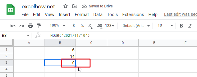 google sheets hour function1