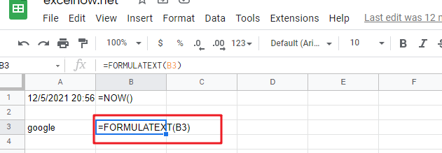 google sheets formulatext function1