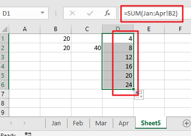 3D sum multiple worksheets1