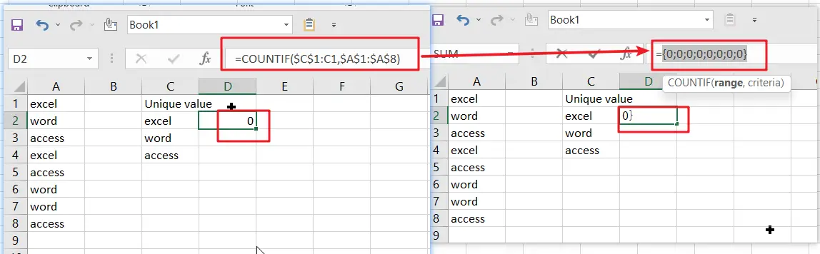 Extract Unique Items From A List In Excel1