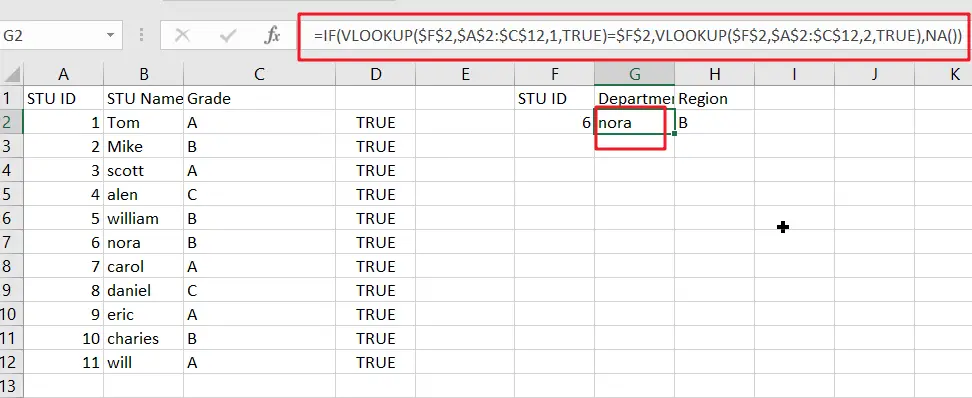 Faster VLOOKUP with 2 VLOOKUPS1