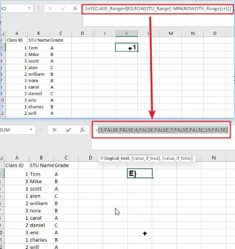 excel multiple matches into separate column1