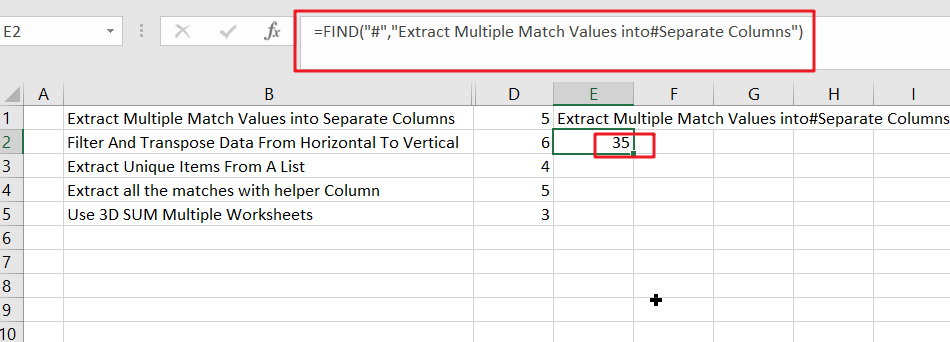 extract last word from multiple cells1