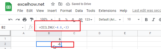 google sheets ceiling function1