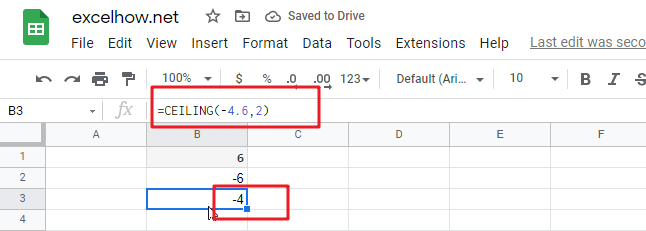 google sheets ceiling function1