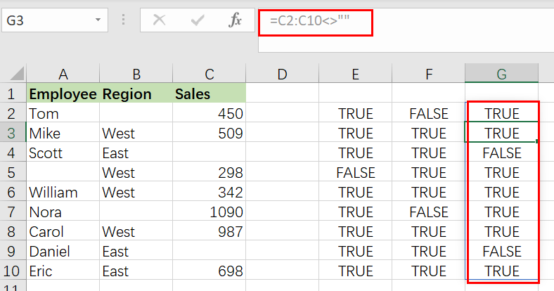 extract data by excluding blank value1