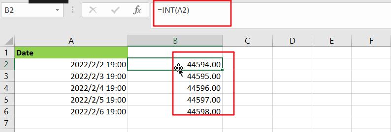 extract date from date and time 1