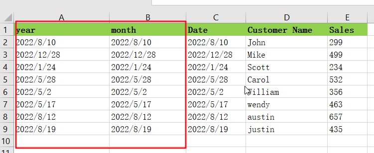 filter by date field1