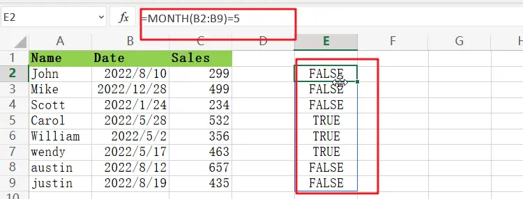 filter by date field1