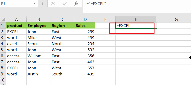 filter data with Exact match1