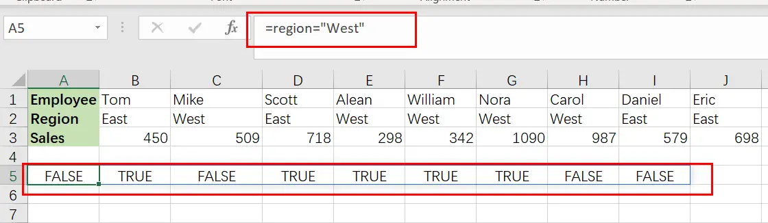 filter horizontal data1