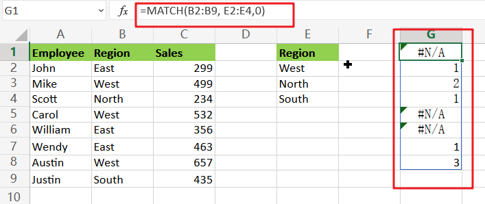 filter multiple value1