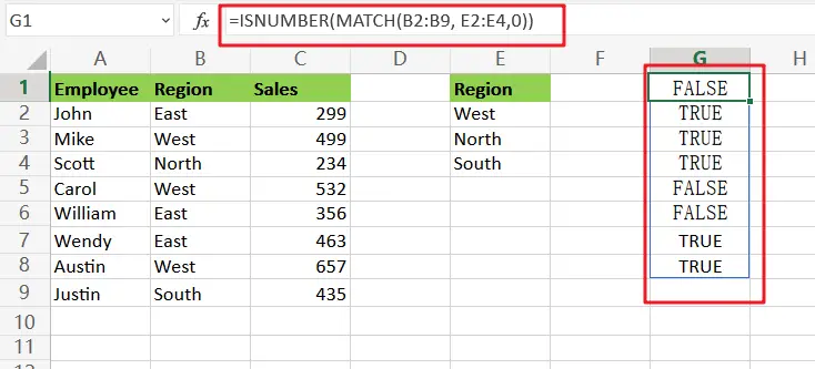 filter multiple value1