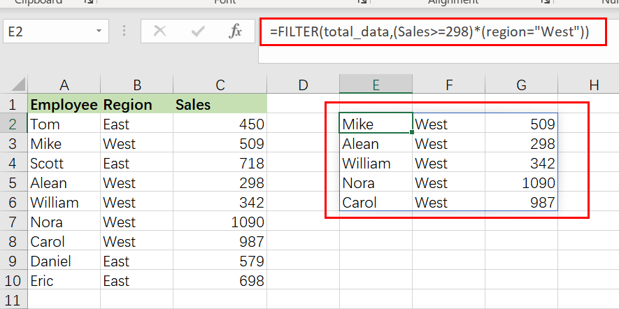 filter on top n values with criteria1