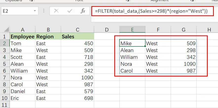 filter on top n values with criteria1