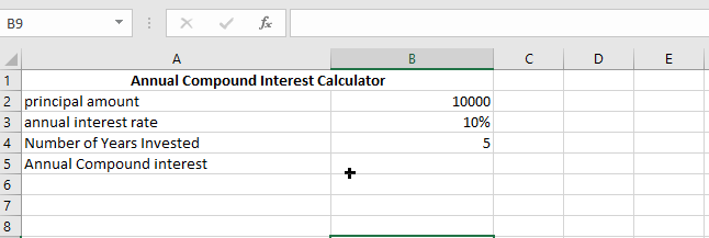 Calculate Compound Interest1