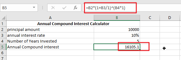 Calculate Compound Interest1