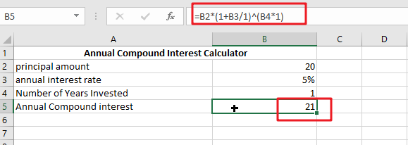 Calculate Compound Interest1