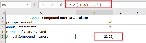 Calculate Compound Interest1