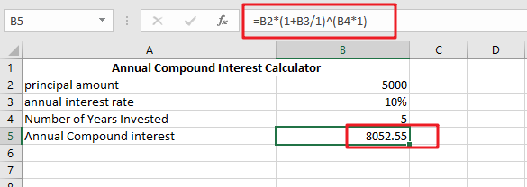 Calculate Compound Interest1