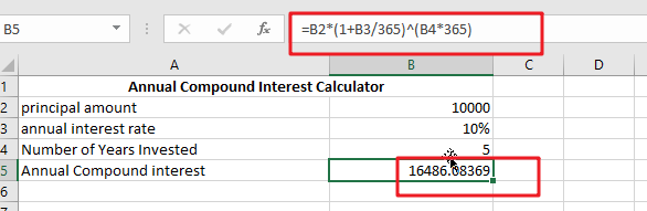 Calculate Compound Interest1