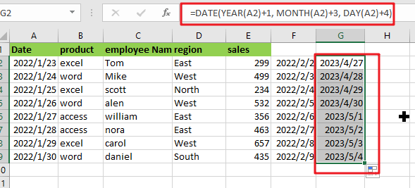 Add Days to Date in MS Excel