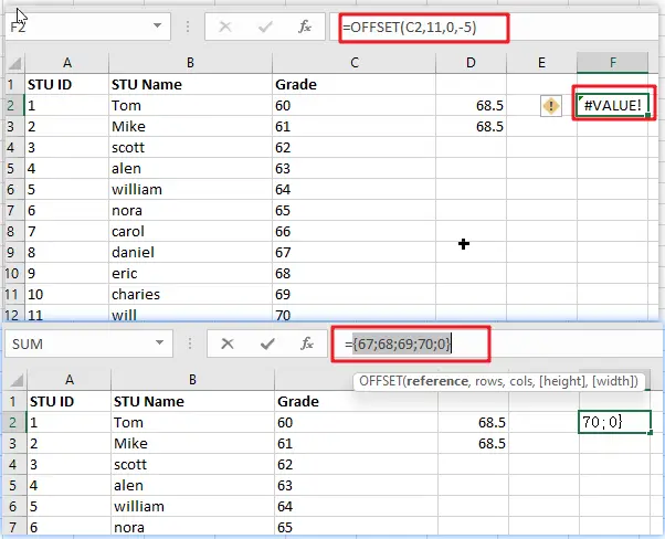 average last n values1