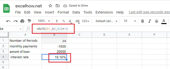 calculate interest rate1