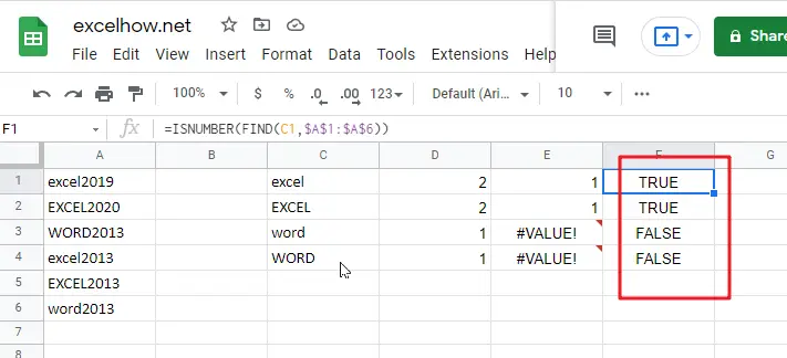 counting the cells that are case sensitive in google sheets1