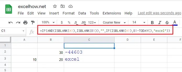 google sheets nested if function1