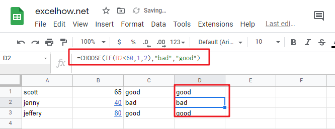 google sheets nested if function1